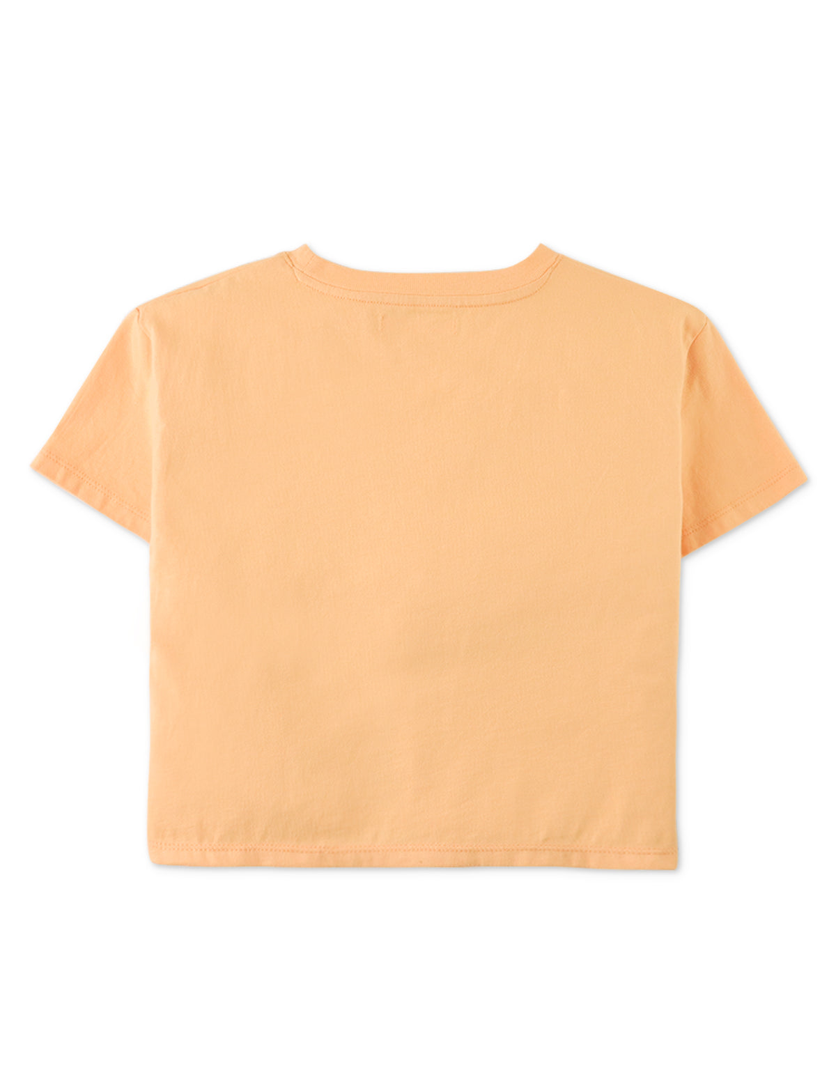 GIRLS ORANGE GRAPHIC TEE