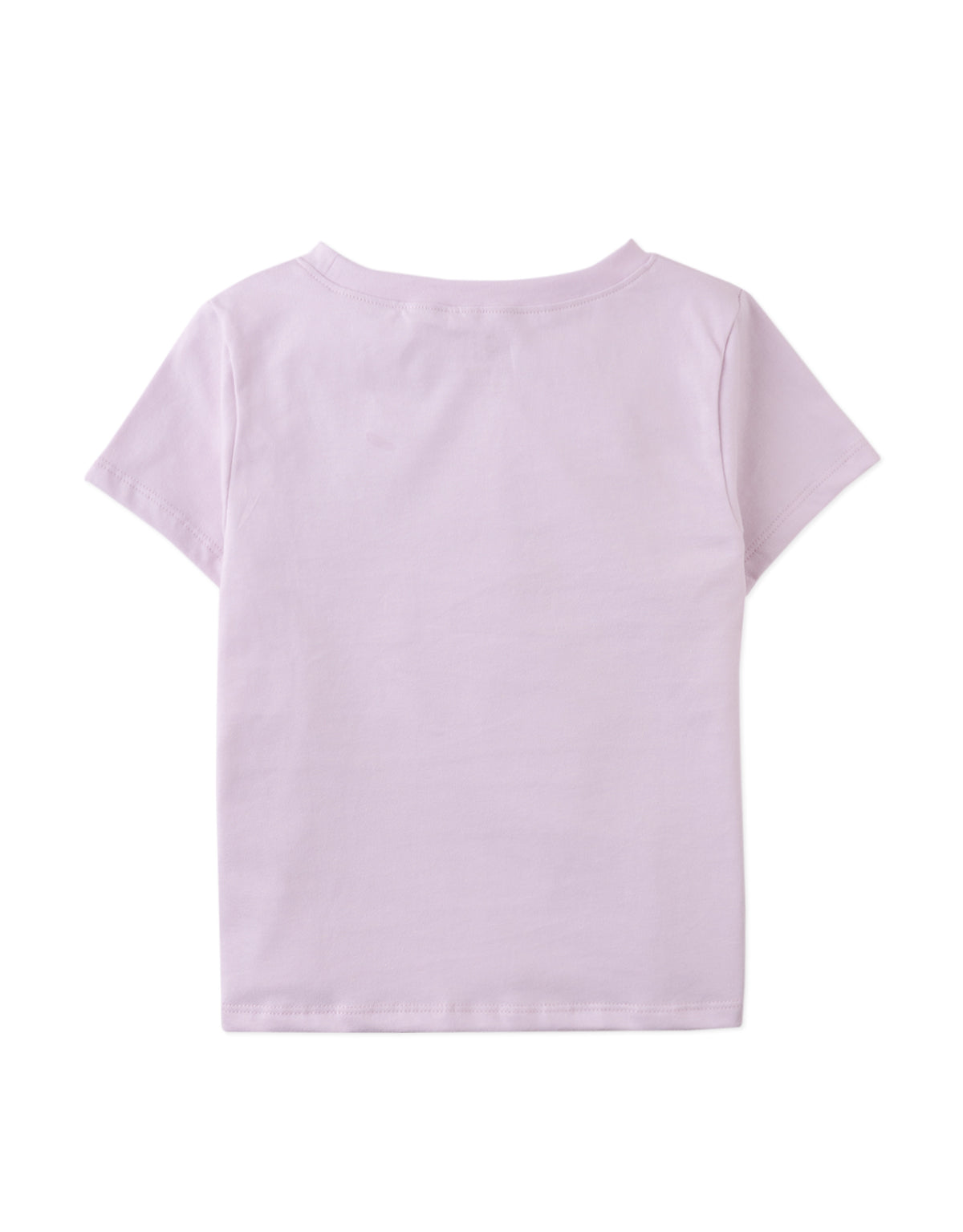 LINDA TEE WITH BUTTERFLY AND LEAVES PRINT