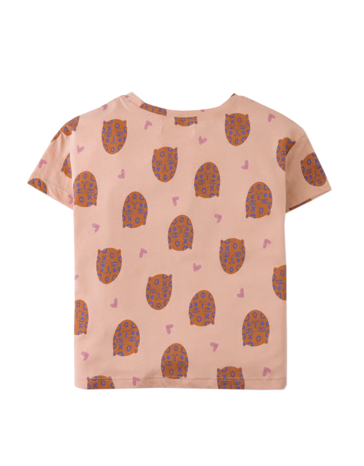GIRLS LEOPARD ALL OVER PRINT TEE