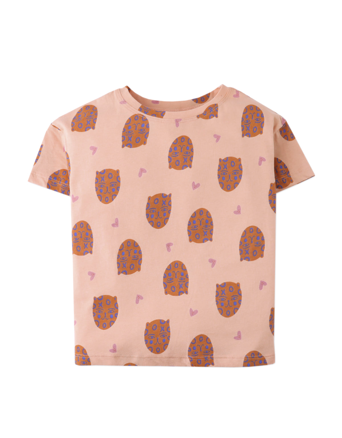 GIRLS LEOPARD ALL OVER PRINT TEE