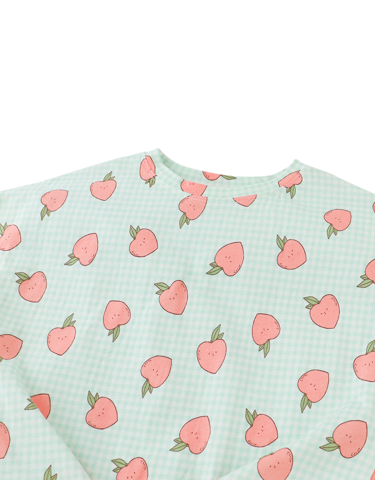 EUGENIE ALL-OVER PRINT TEE WITH FRONT TIE