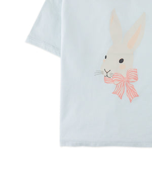 Lacy T-Shirt With Bunny Print style detail