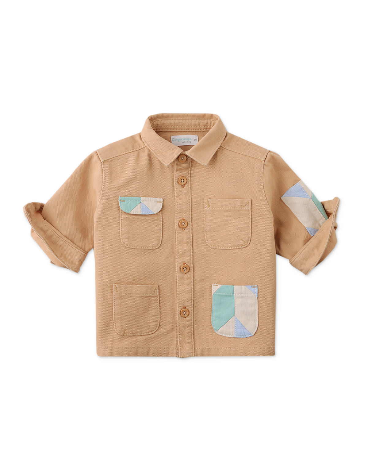 MINI LUCA JACKET WITH PATCHWORK DETAIL