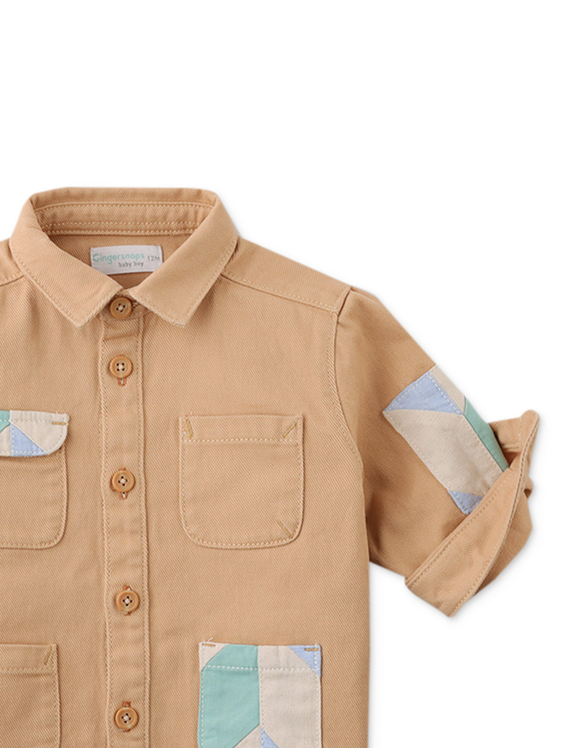 MINI LUCA JACKET WITH PATCHWORK DETAIL