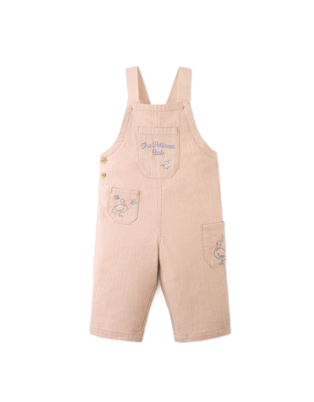 BABY RANJEET JUMPSUIT WITH EMBROIDERED POCKETS