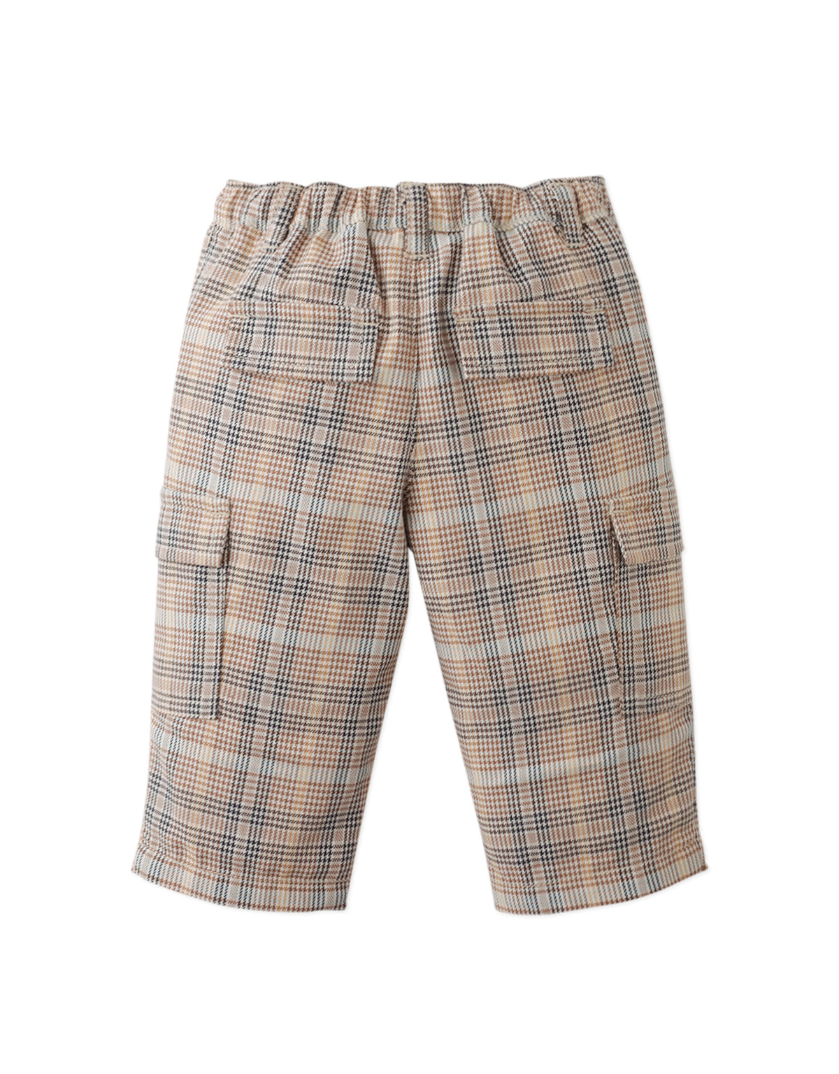 BABY CALUM CARGO PANTS HOUNDSTOOTH