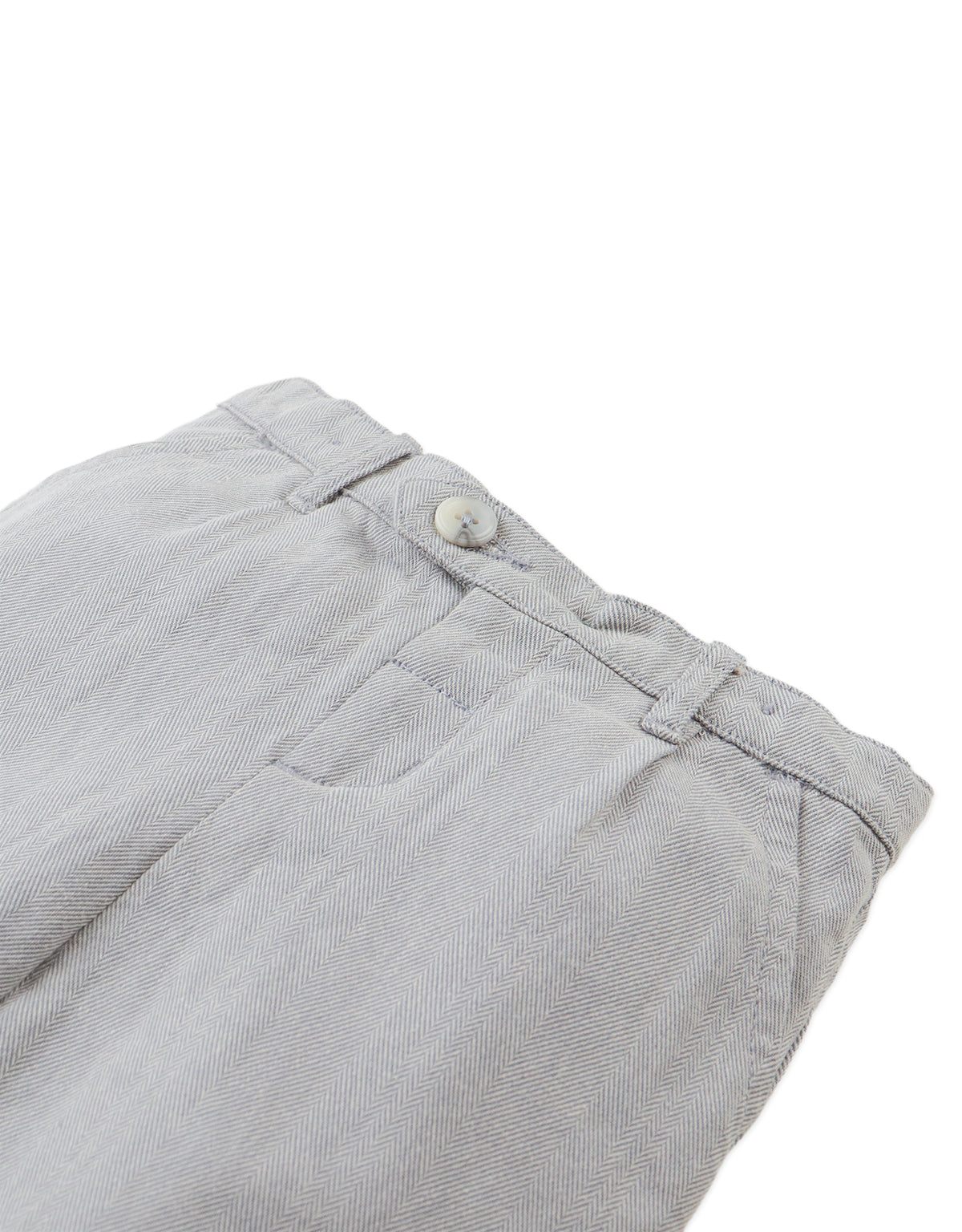 BABY SEBASTIAN TAPERED PANTS WITH HERRINGBONE PATTERN
