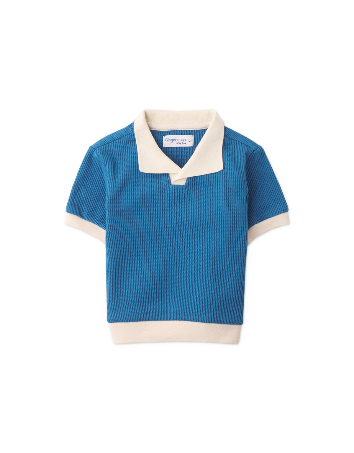BABY GAVIN WAFFLE POLO