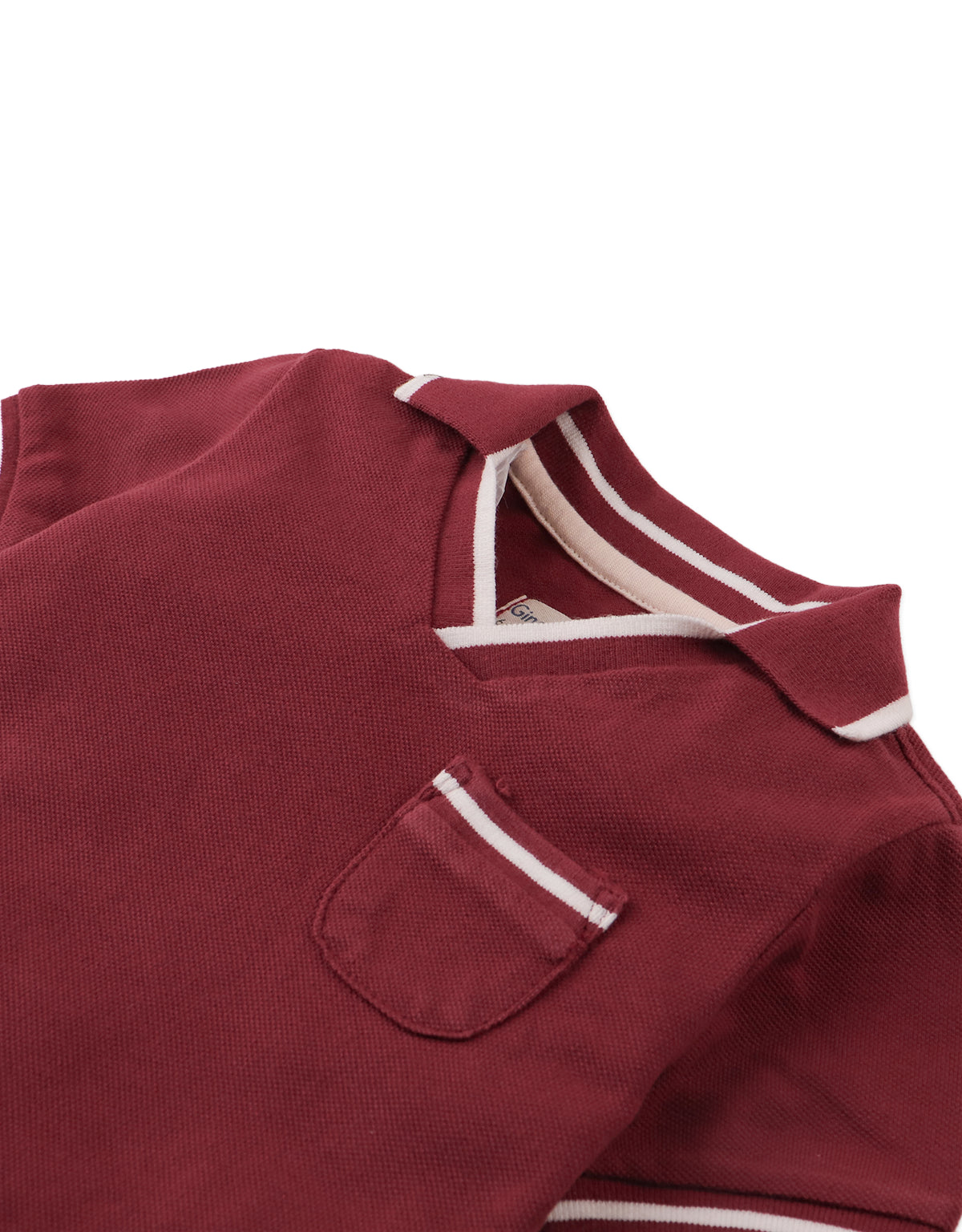 BABY CLIVE POLO SHIRT WITH STRIPE DETAILS