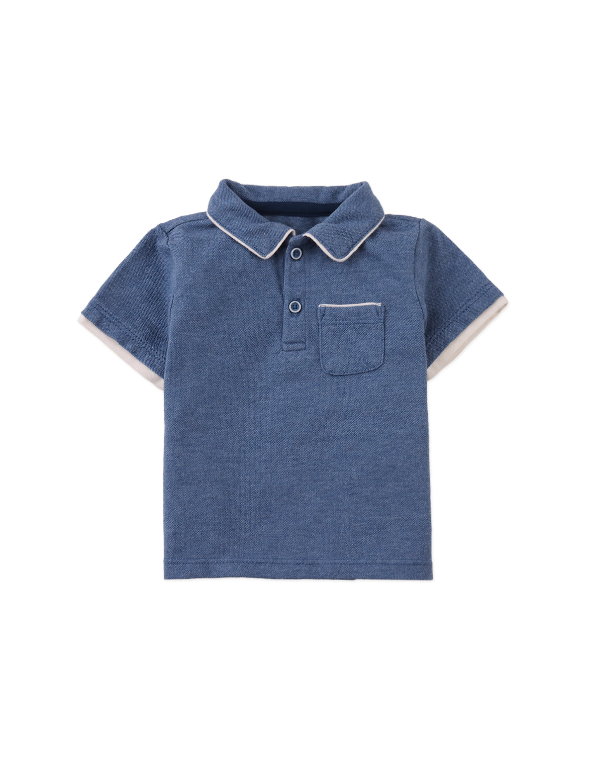 BABY EDWIN POLO SHIRT WITH PIPING DETAILS