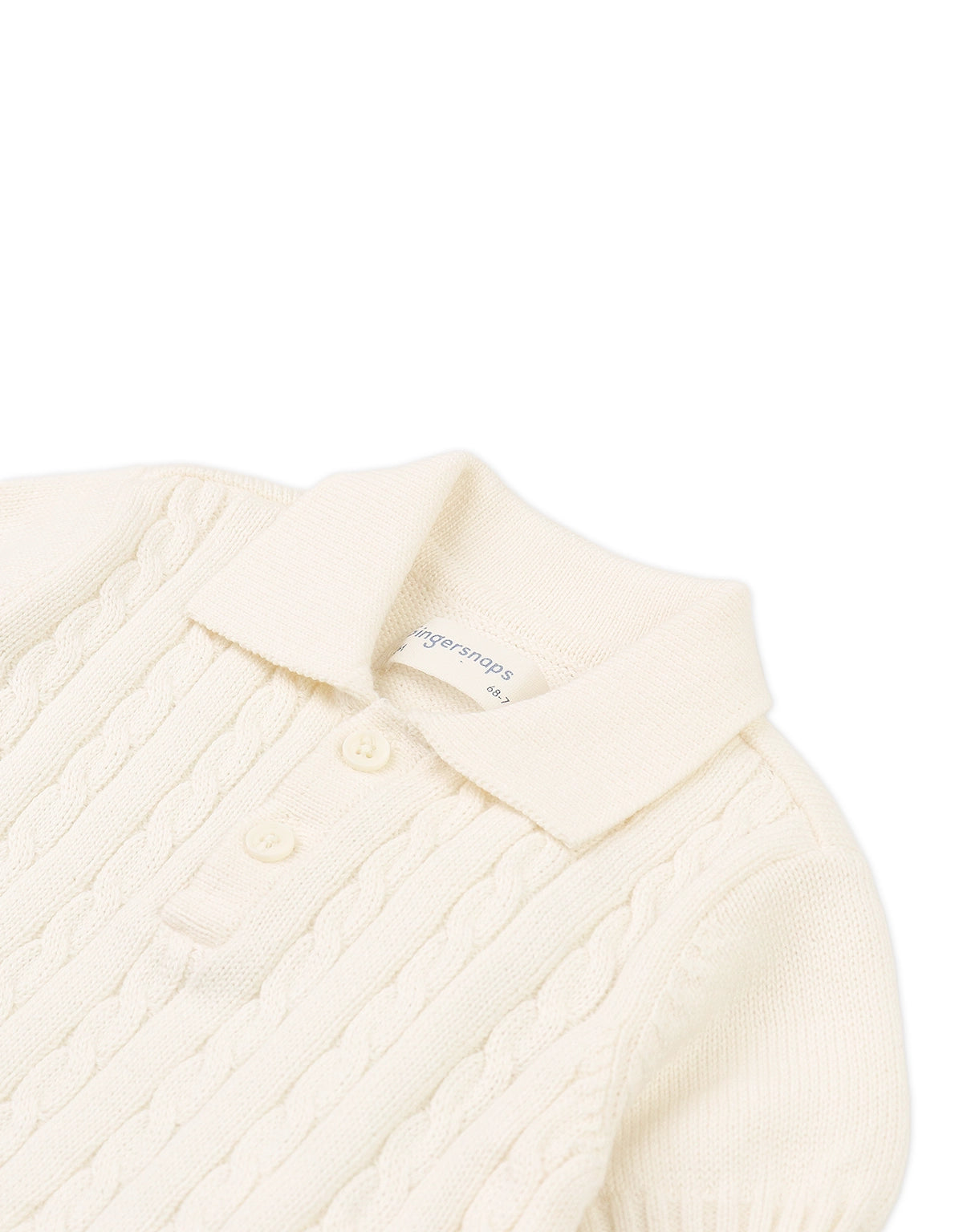BABY JAMIE CABLE KNIT POLO
