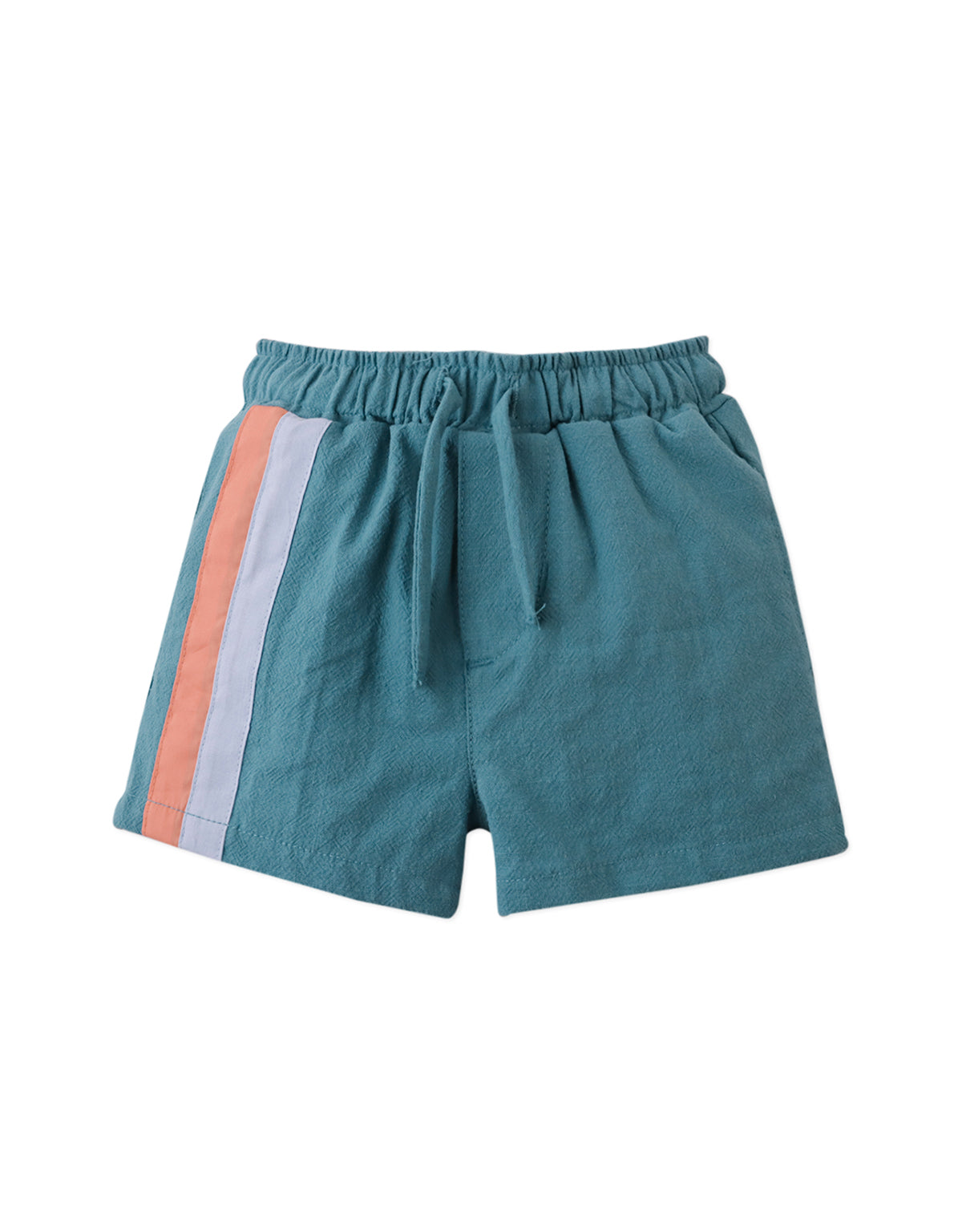 BABY WEST SHORTS WITH DUOTONE SIDE STRIPES