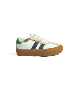 Lace-Up Striped Low-Cut Sneakers model view