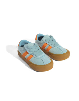 Lace-Up Striped Low-Cut Sneakers front view