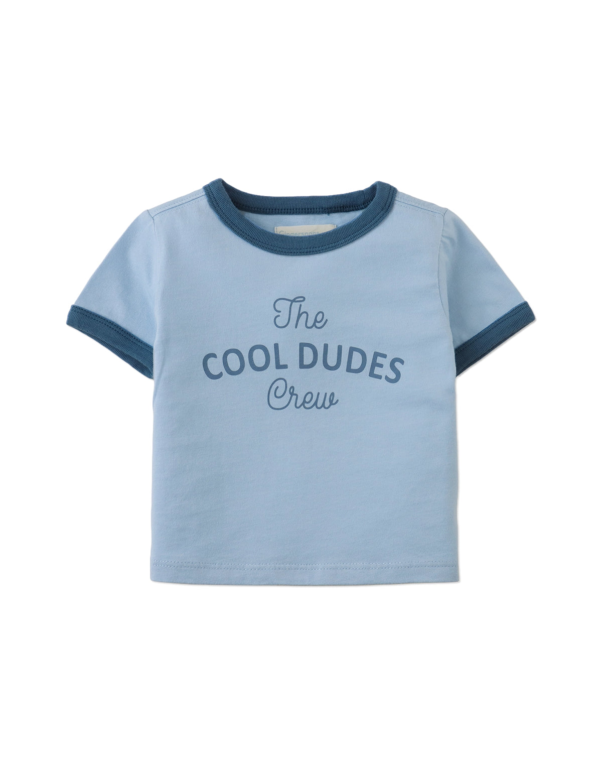 Baby Mathias Ringer Tee with Cool Dudes Graphic
