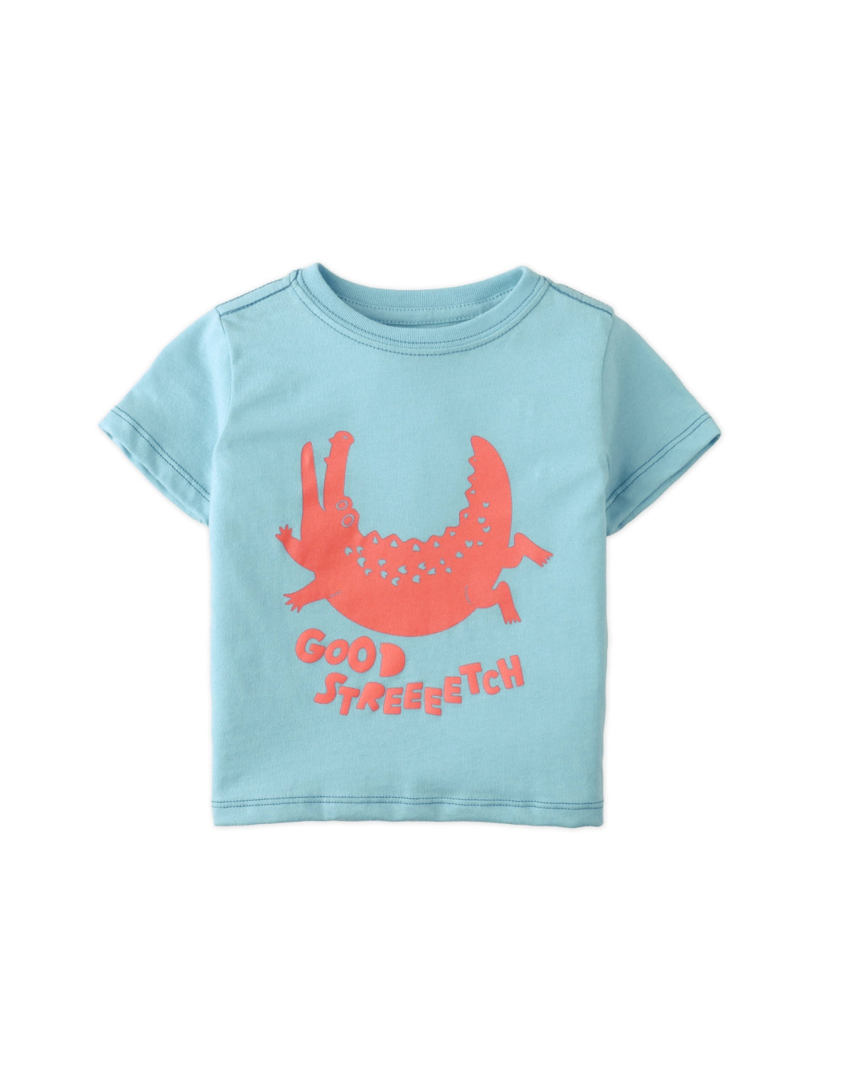 BABY RIVER TEE WITH CROCODILE GRAPHIC PRINTS