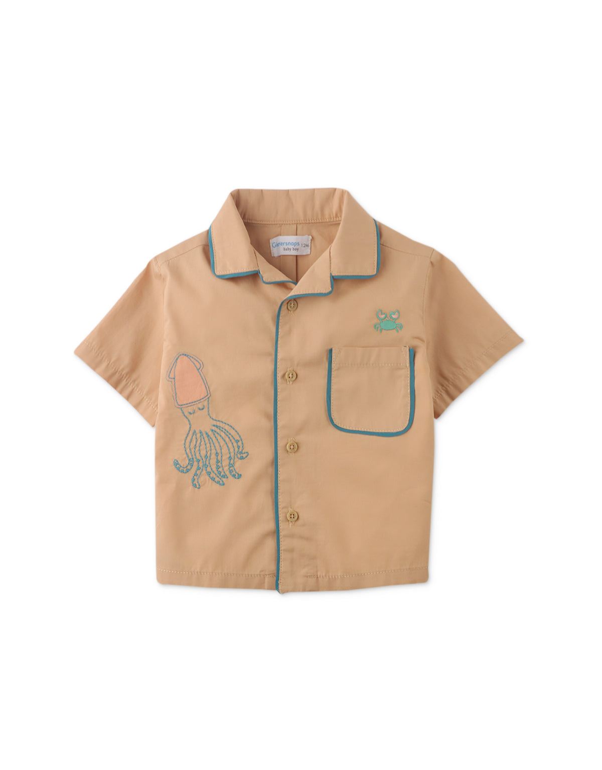 BABY PAOLO WOVEN BUTTON-DOWN SHIRT