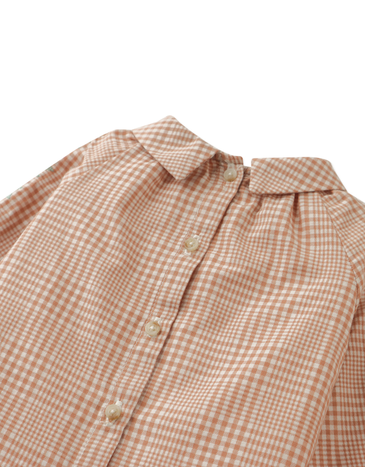 BABY WREN RAGLAN TOP BAUER WITH EMBROIDERED SLEEVES