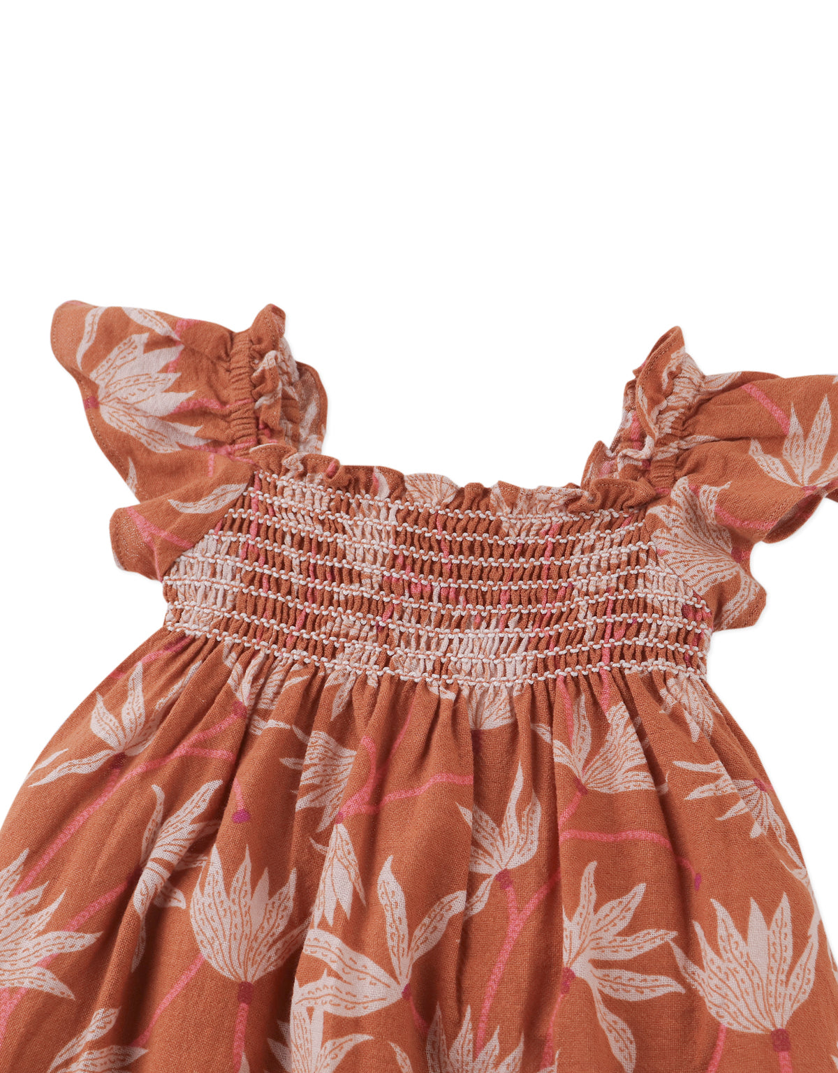 BABY CAMILLA A-LINE DRESS WITH SMOCKING DETAILS