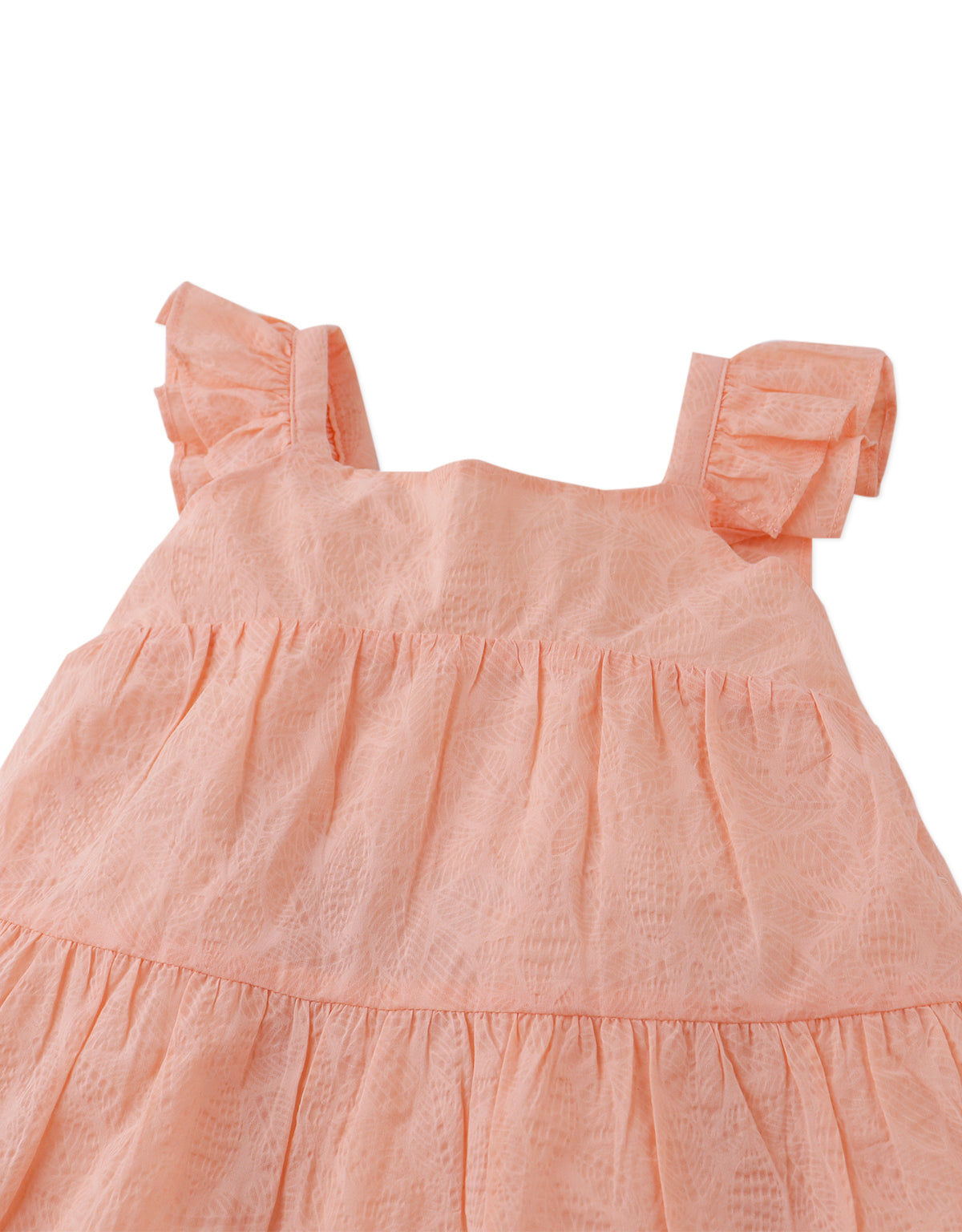 BABY LAUREN TIERED DRESS WITH BOW ON BACK