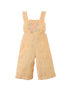 Baby Cocona Checkered Jumpsuit with Embroidery product photo