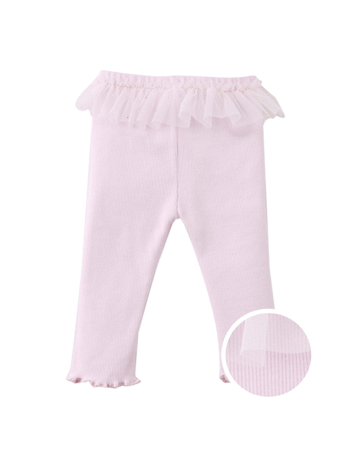BABY AMELIA LEGGINGS WITH TULLE RUFFLES