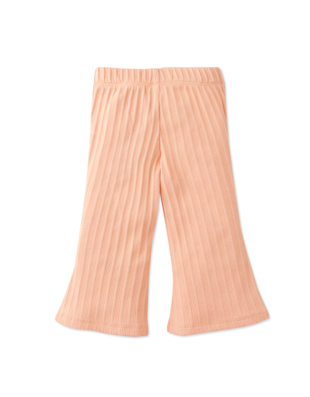 BABY CARLY RIBBED FLARE LEGGINGS WITH SLITS