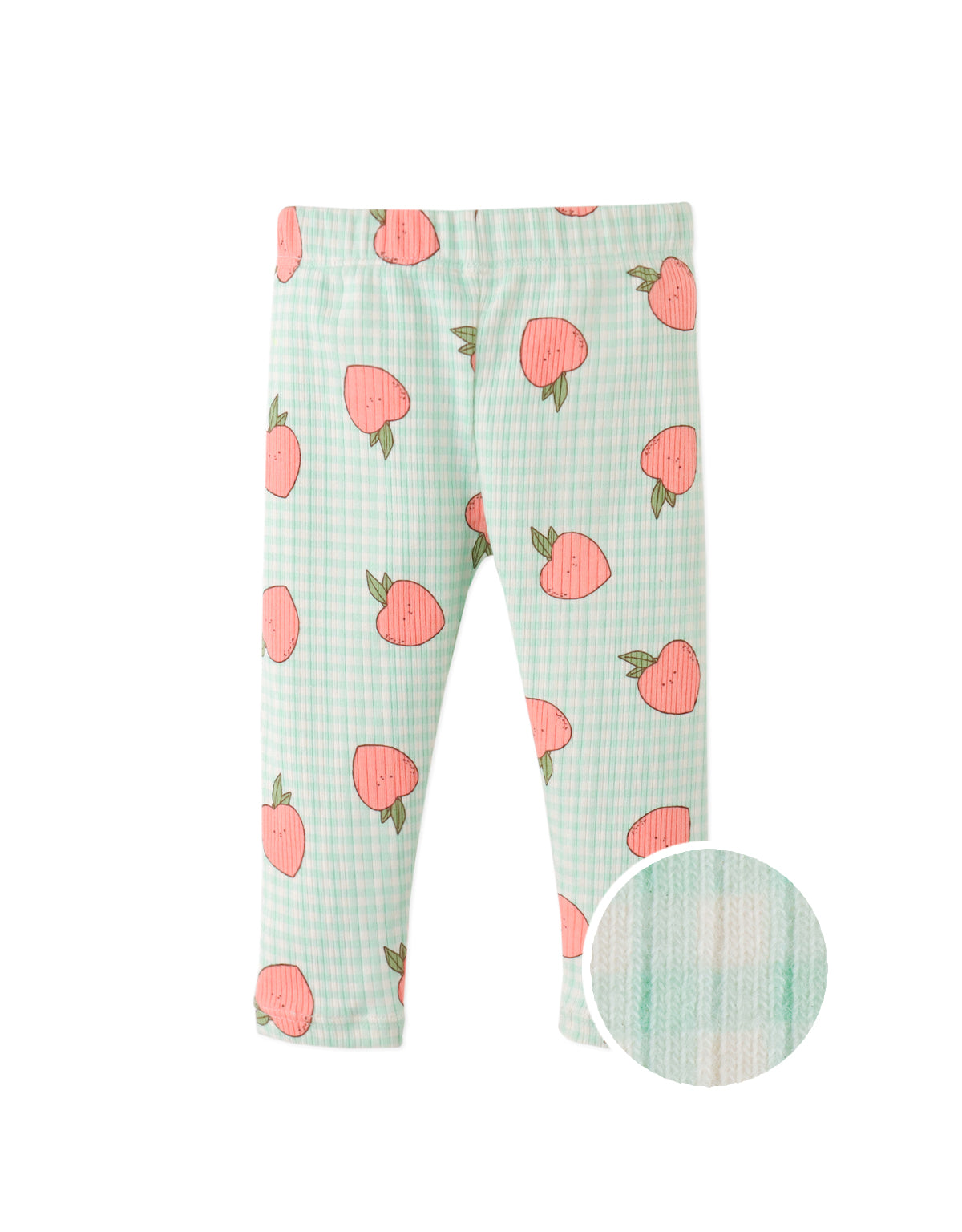 BABY LEANNE ALL-OVER PRINT RIBBED JERSEY LEGGINGS