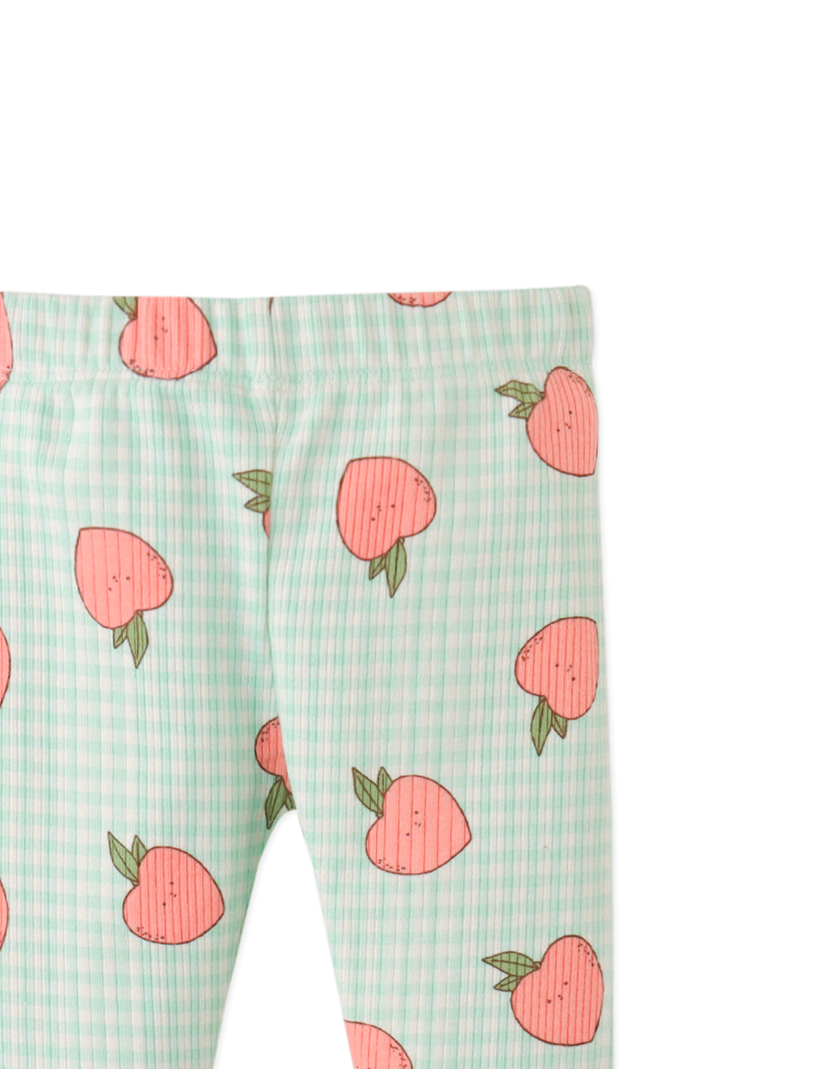 BABY LEANNE ALL-OVER PRINT RIBBED JERSEY LEGGINGS