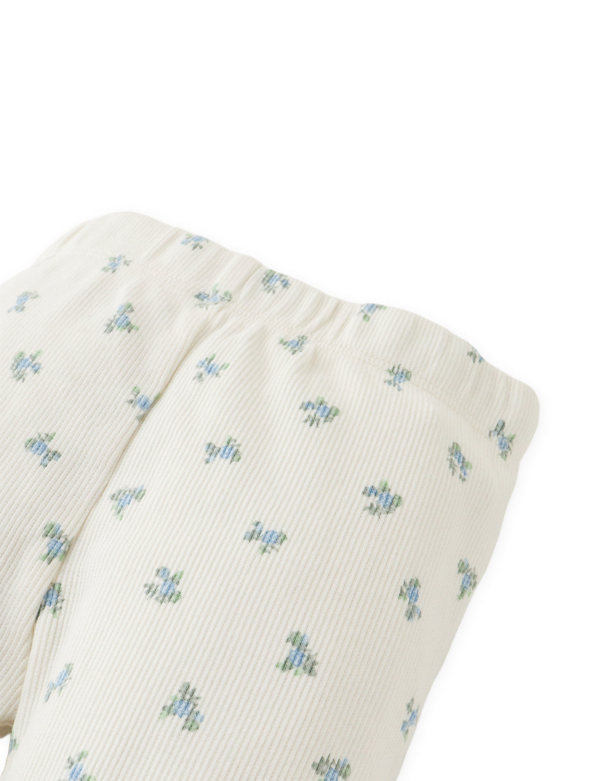 Baby Zoya Ribbed Leggings with All-Over Floral Print