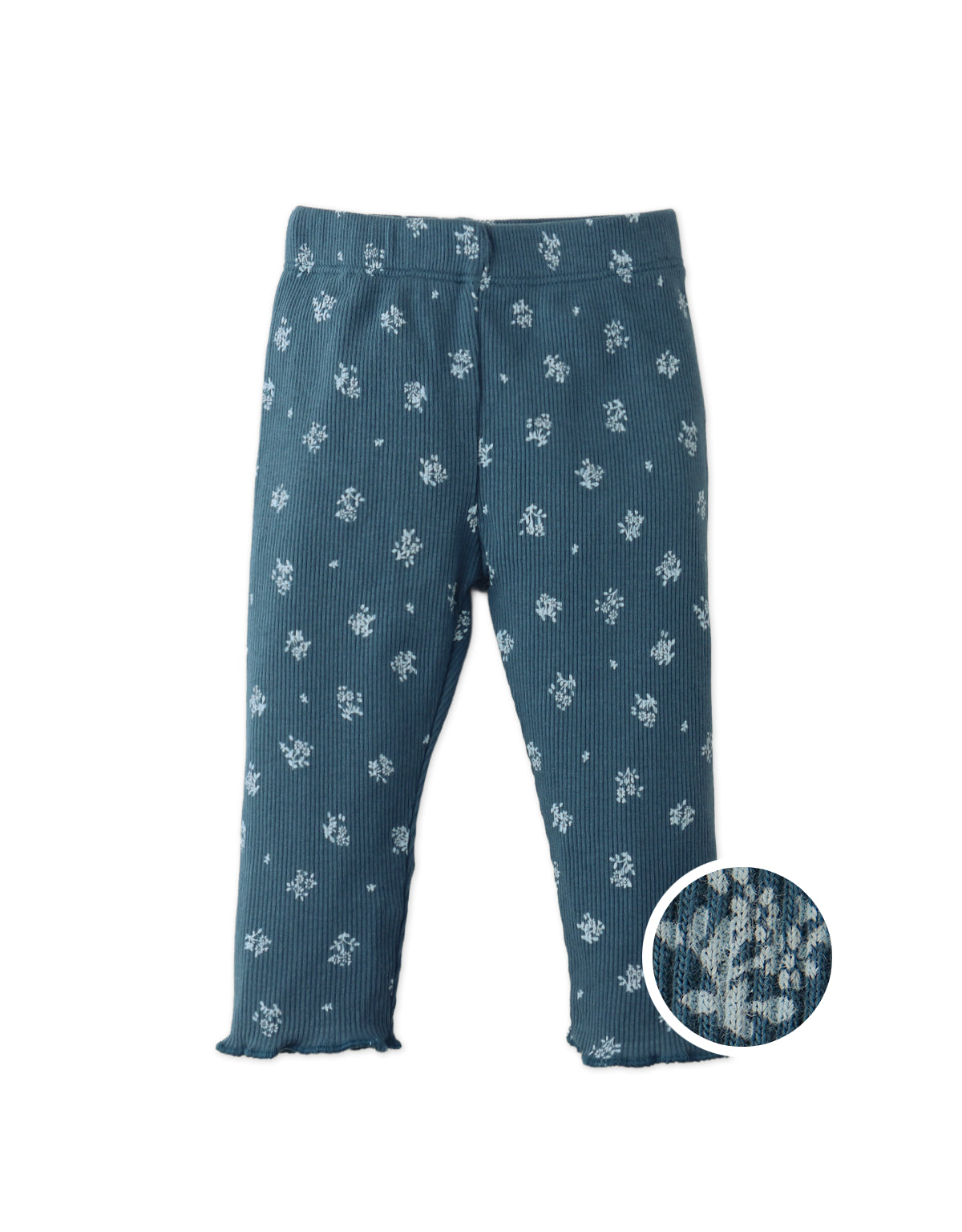 BABY DARA ALL-OVER PRINT RIBBED LEGGINGS