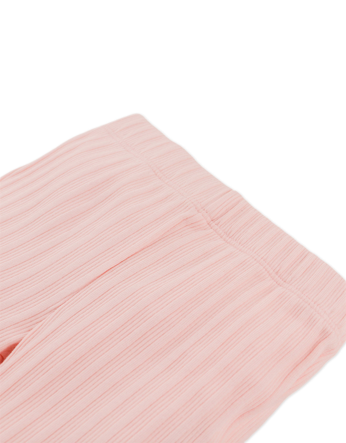 BABY MARTA RIBBED BOOTCUT LEGGINGS WITH ALL-OVER PRINT AND SIDE SLIT BOWS