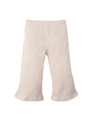 Baby Maisie Leggings With Bootcut Ribbing front view