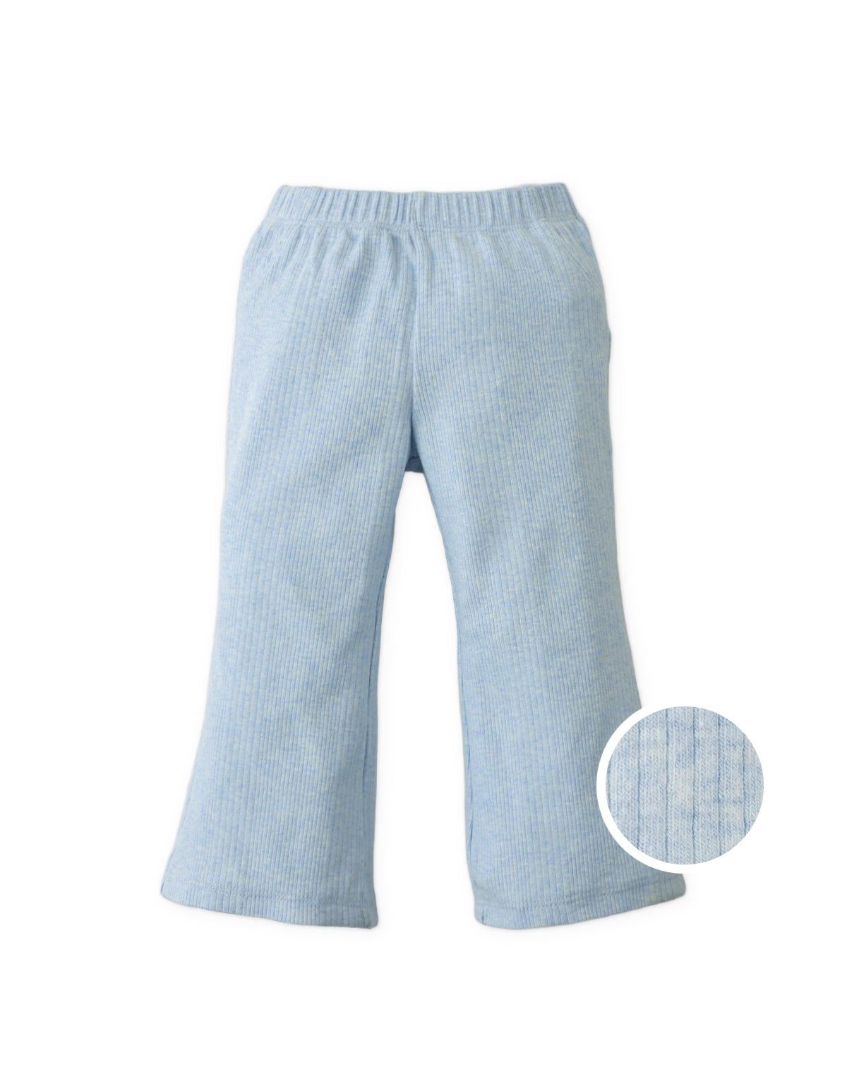 Baby Polina Melange Bootcut Leggings with Pockets ? Blue
