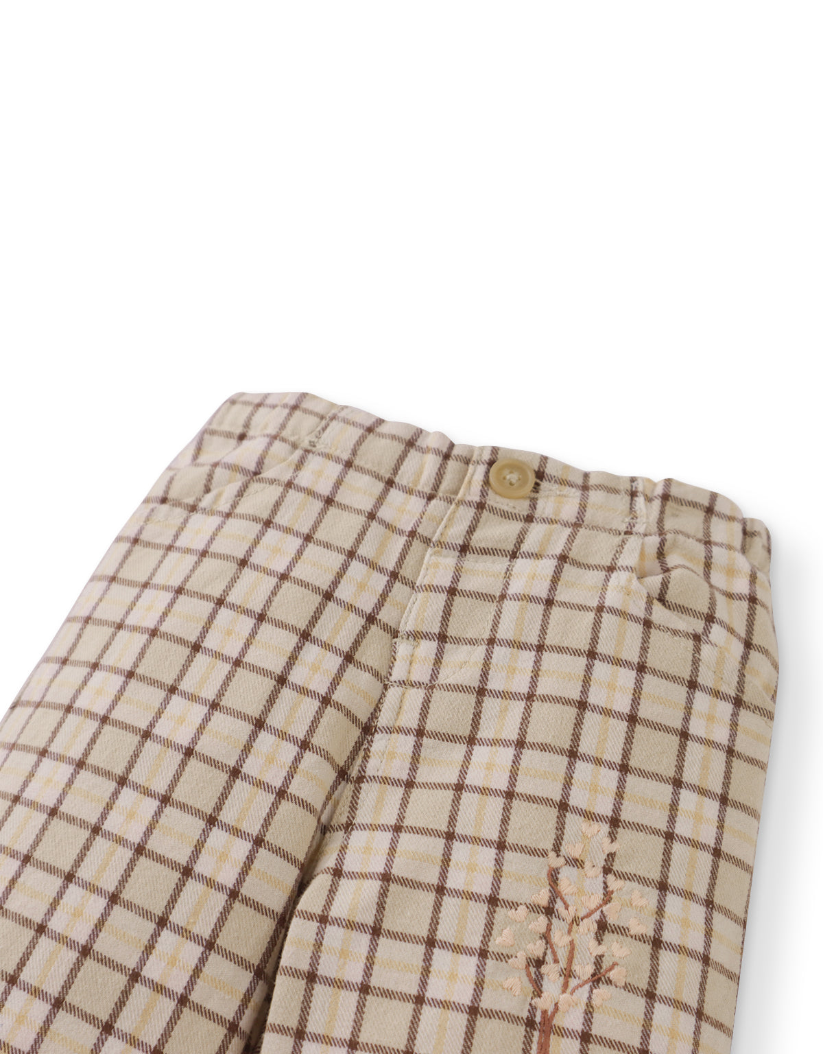 BABY KEZIAH TROUSERS CARTER WITH BUNNY APPLIQUÉ AND TREE EMBROIDERY