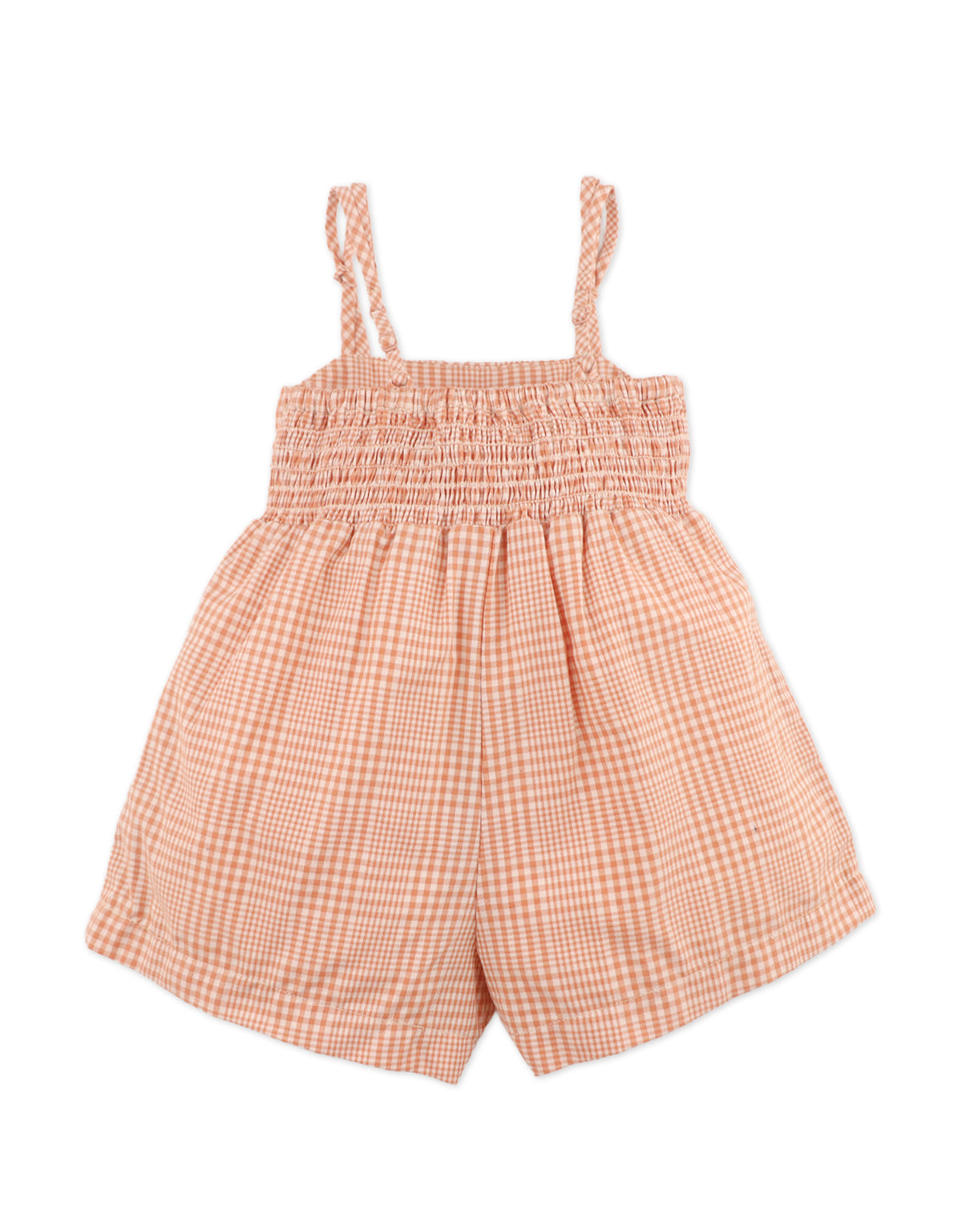 BABY NIDALEE PLAYSUIT WITH LACE BIB