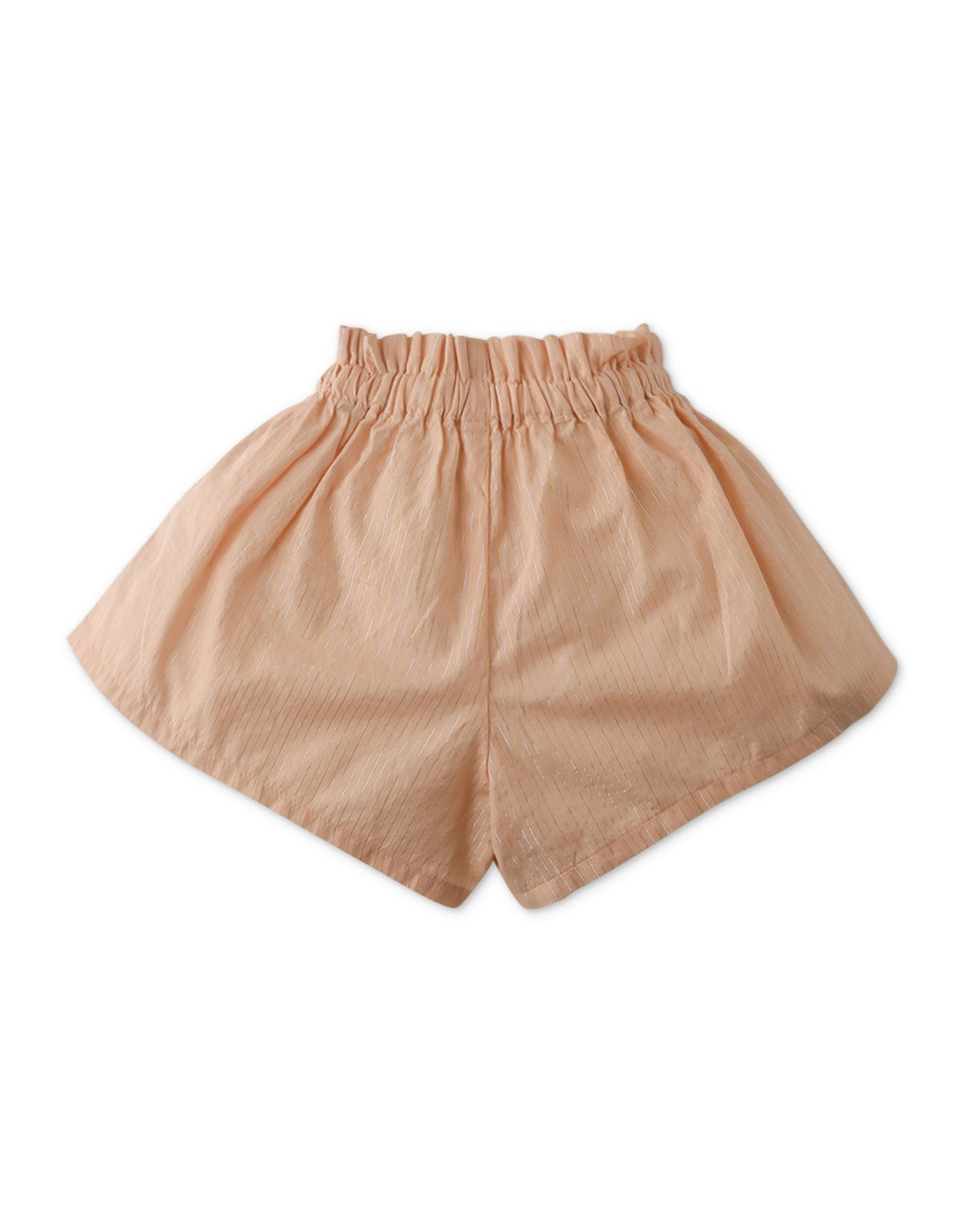 BABY GIRLS STRIPEY LUREX SHORTS WITH BOW