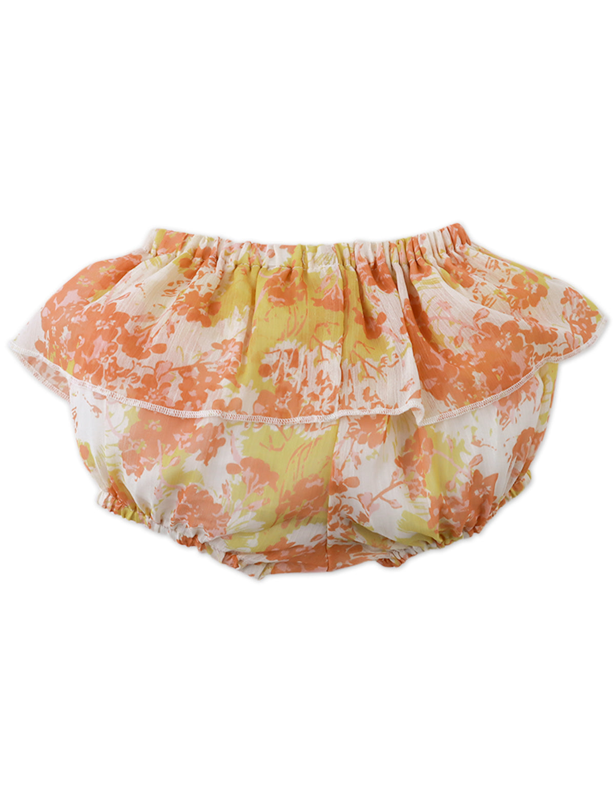 BABY GIRLS BLOOMERS WITH WIDE RUFFLES
