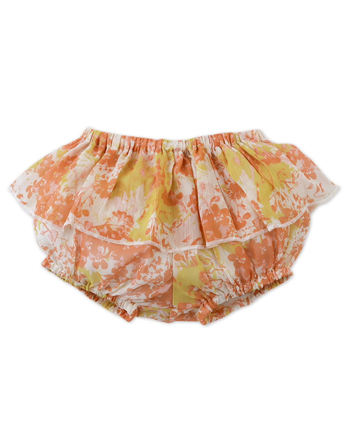 BABY GIRLS BLOOMERS WITH WIDE RUFFLES
