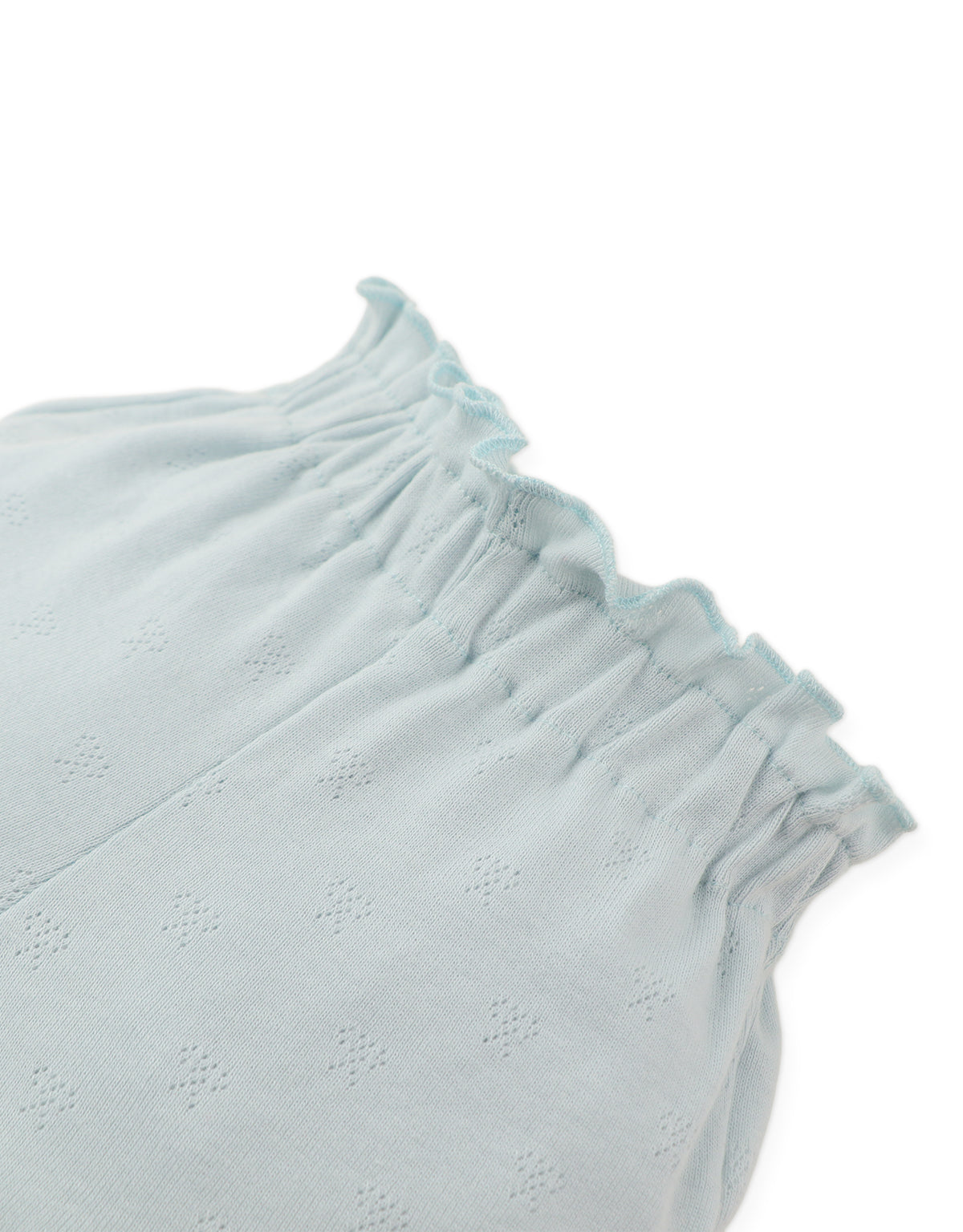 BABY FAYE SHORTS WITH WAISTBAND AND BOW APPLIQUE