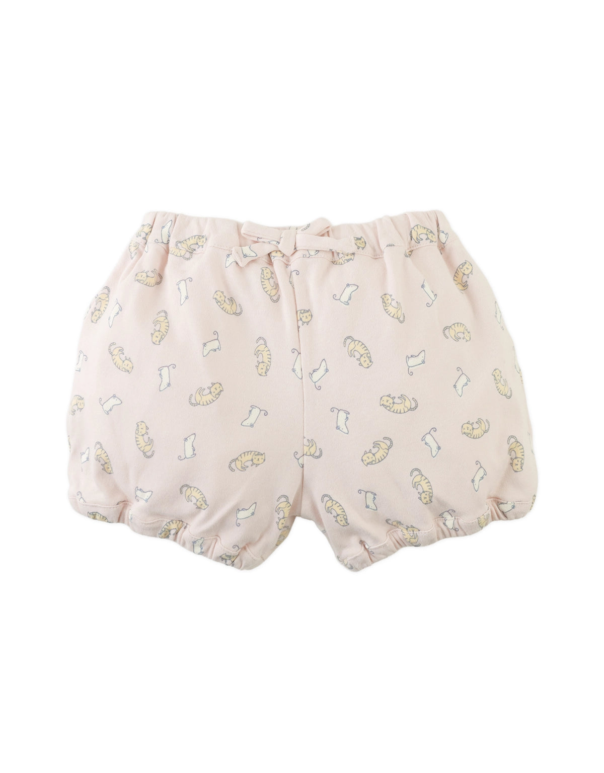 Baby Alba Knitted Bloomers with All-Over Cat Print product photo