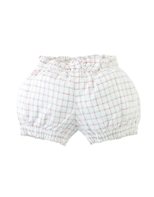 Baby Maria Checkered Bloomers with Bow Accent product photo