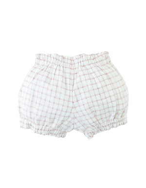Baby Maria Checkered Bloomers with Bow Accent outfit styling