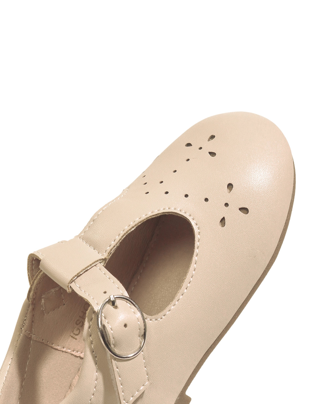 BABY MARYJANE WITH FLORAL DIECUT DETAILS