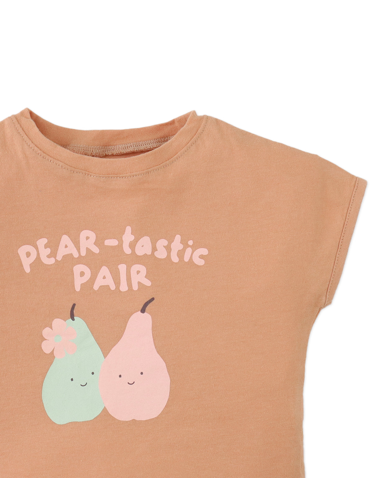 BABY CAITLYN COTTON JERSEY EXTENDED SLEEVES T-SHIRT