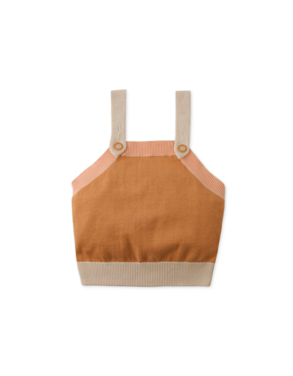 BABY GIRLS COLOR BLOCKED KNIT TANK TOP