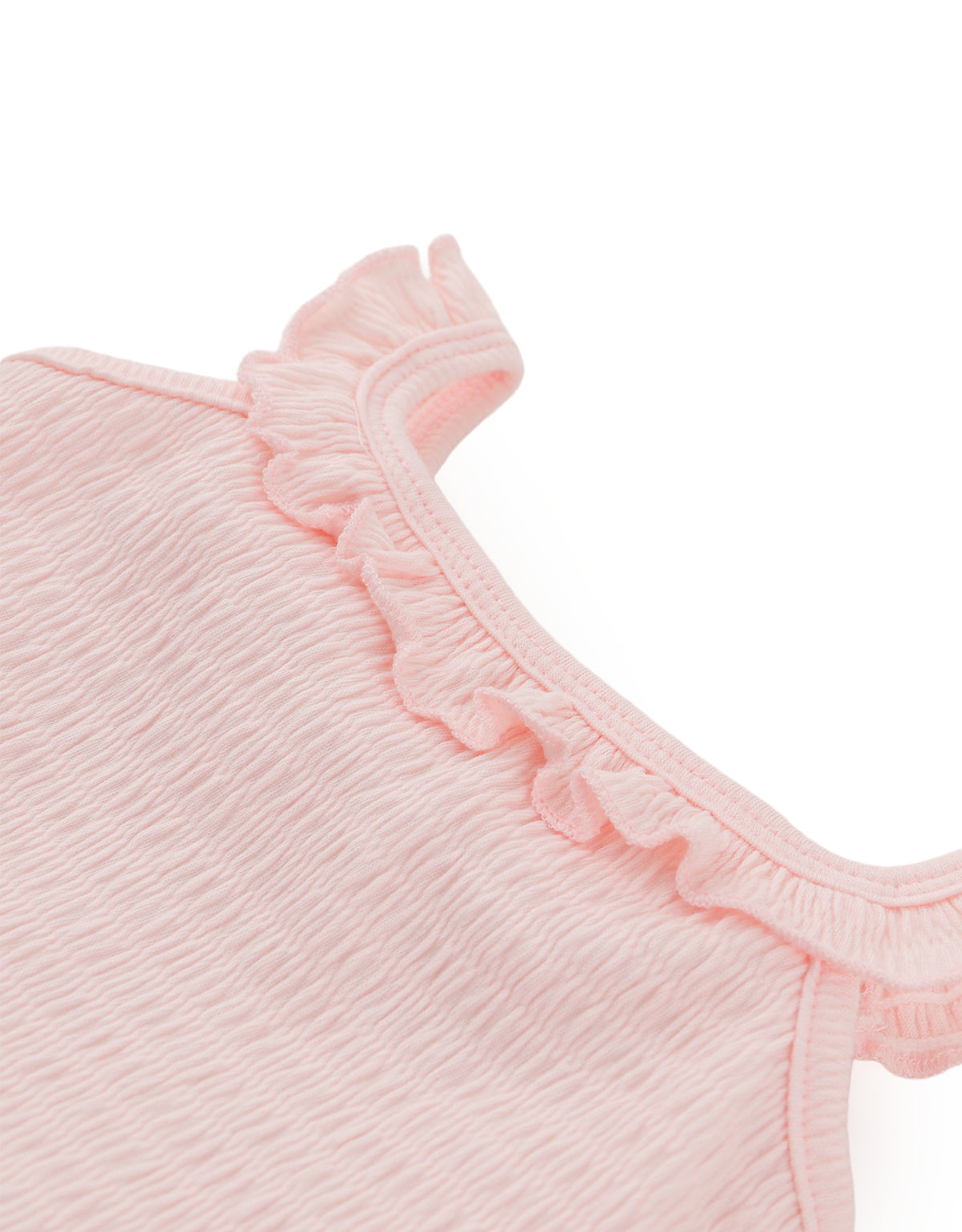 BABY TERESA SMOCKED TOP WITH RUFFLES