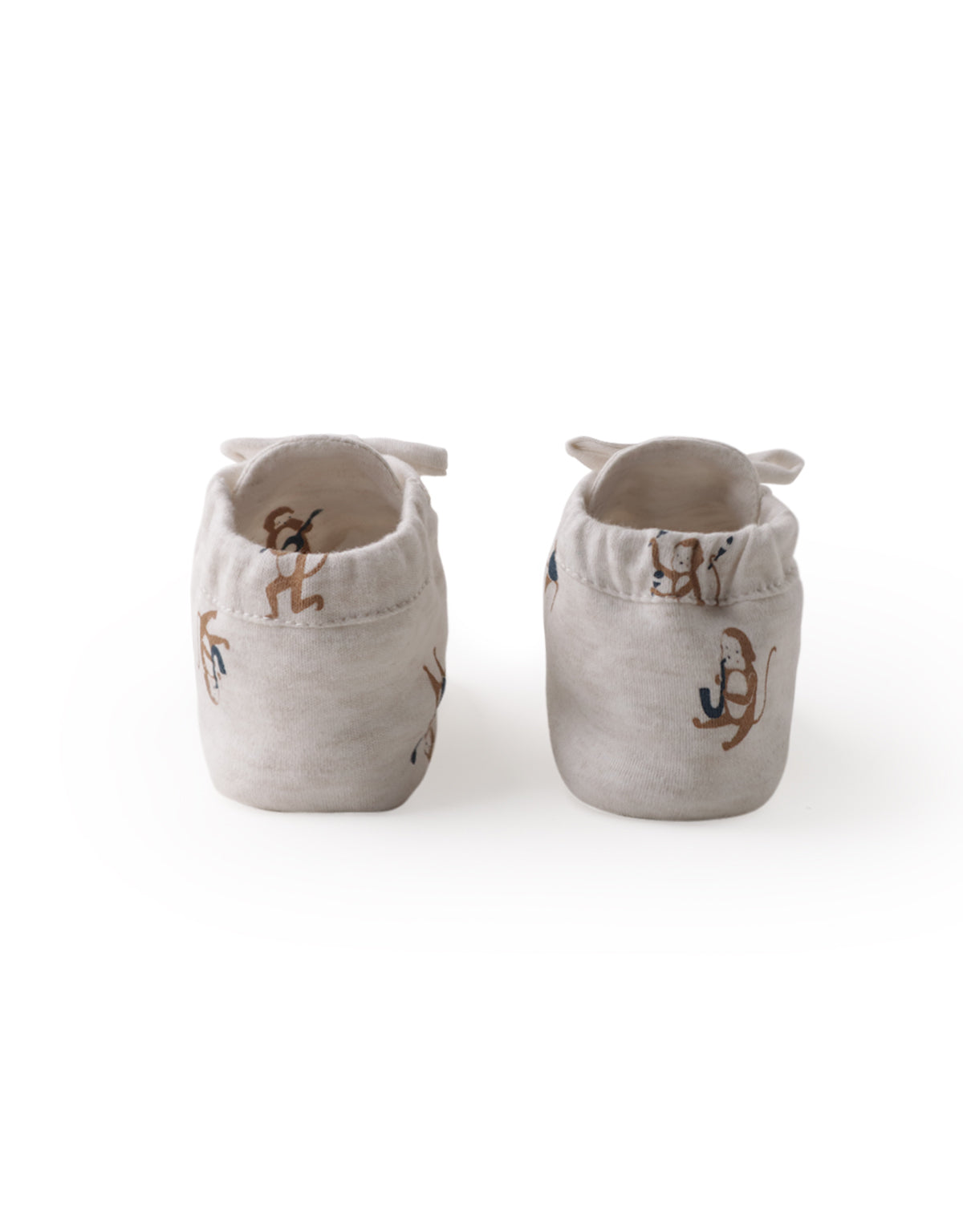 MONKEY PRINT BABY BOOTIES