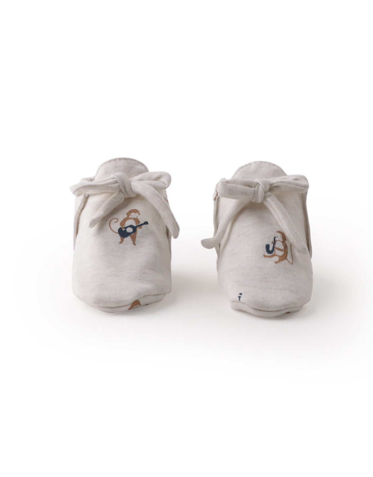 MONKEY PRINT BABY BOOTIES