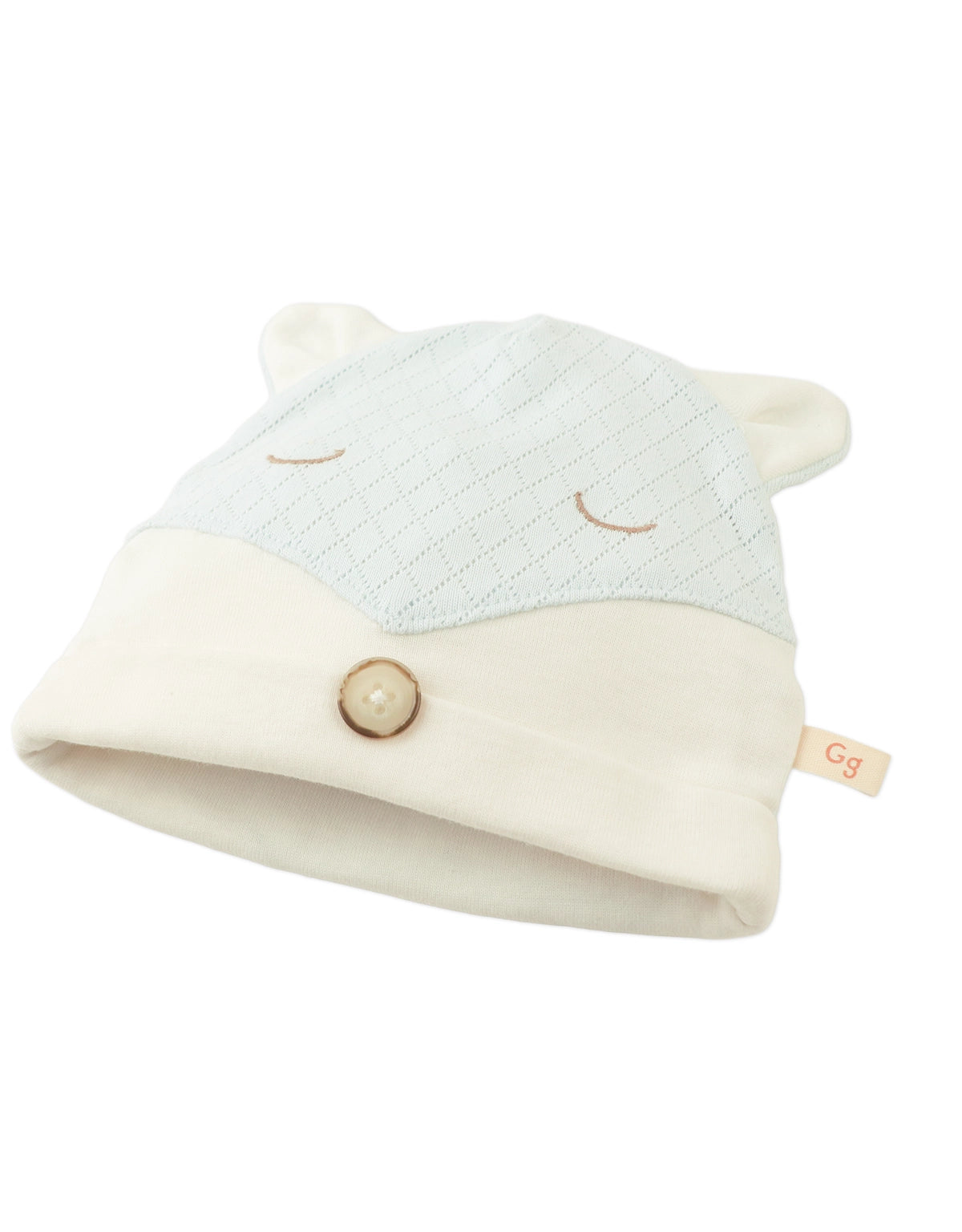 BABY ELIAS 2-PIECE FOX FACE BONNETS SET